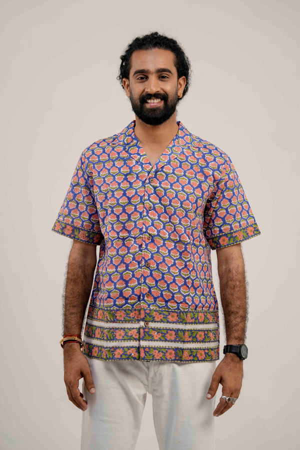 Cerulean Bloom Shirt image 0