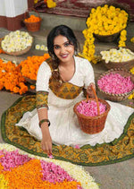 Malhar Mustard Yellow Angrakha image 4
