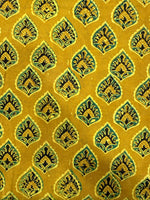 Ajrakh Blockprint Natural Running Fabrics image 2
