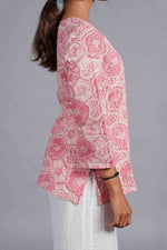 Pink Blush Sanganeri Classic Top image 3