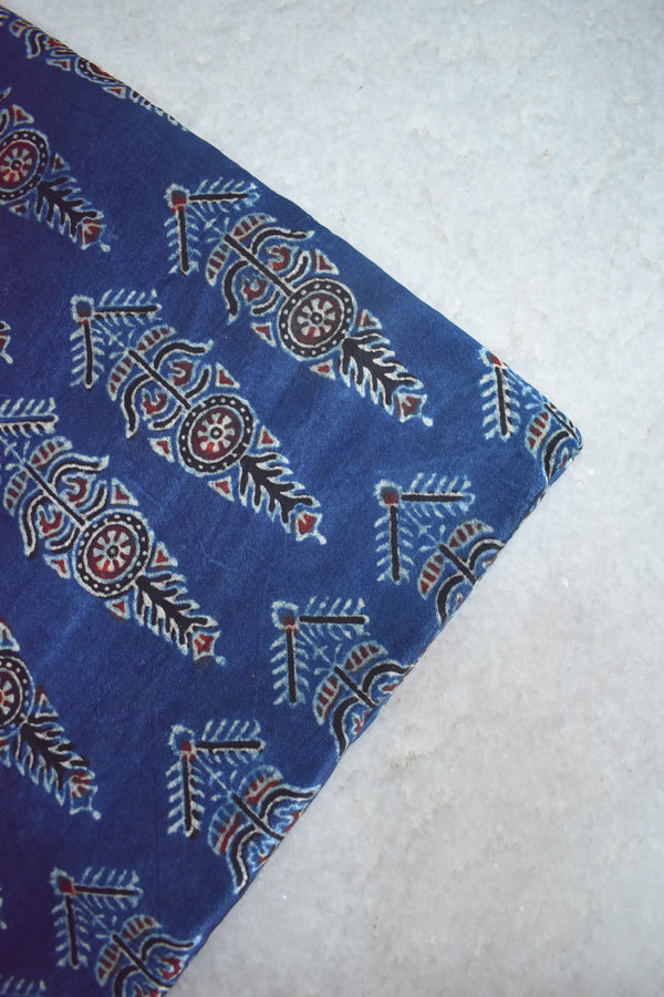 Ajrakh Mashru Silk Fabrics image 0