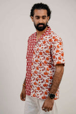 Rust Bloom Split Shirt image 5
