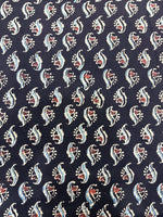 Ajrakh Blockprint Natural Running Fabrics image 2