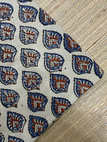 Ajrakh Blockprint Natural Running Fabrics image 0