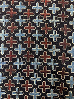 Ajrakh Blockprint Natural Running Fabrics image 2