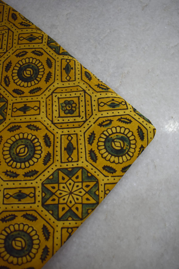 Ajrakh Mashru Silk Fabrics image 0
