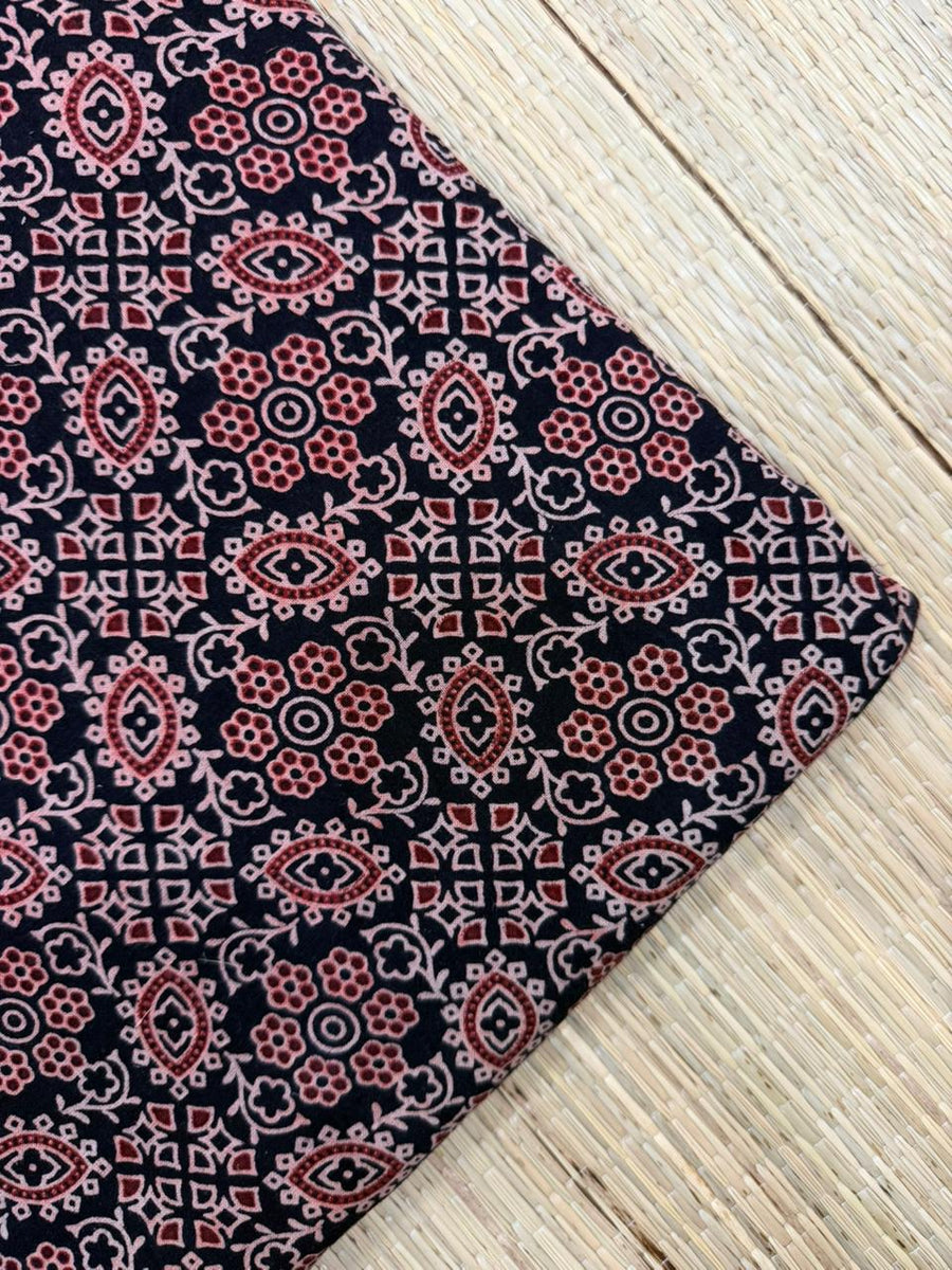 Ajrakh Veg Print Running Fabrics image 0
