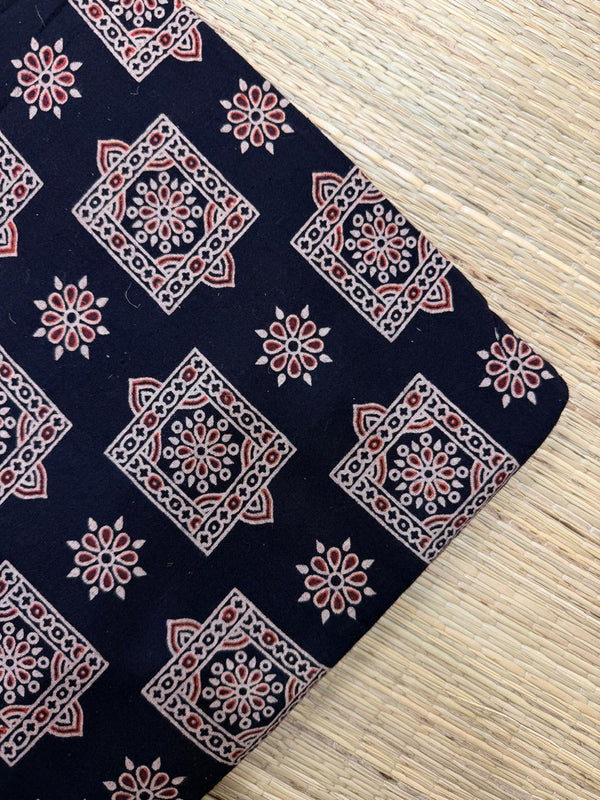 Ajrakh Veg Print Running Fabrics image 0