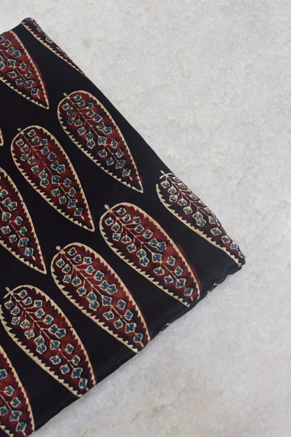 Ajrakh Mashru Silk Fabrics image 0