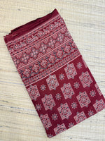 Ajrakh Veg Print Running Fabrics image 1