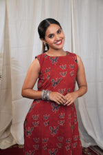 Ajrakh Madder Butterfly Co-Ord Set image 1
