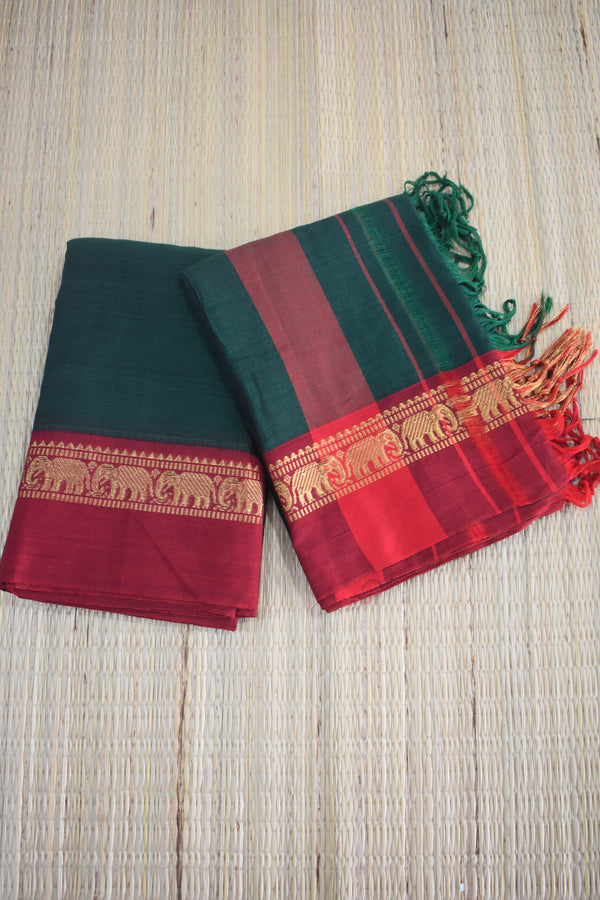 Narayanpet Elephant Cotton Suit Set image 0