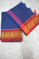 Narayanpet Jari Elephant Cotton Suit Set image 0