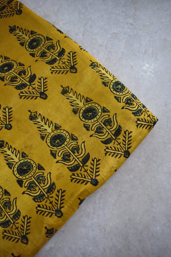 Ajrakh Mashru Silk Fabrics image 0