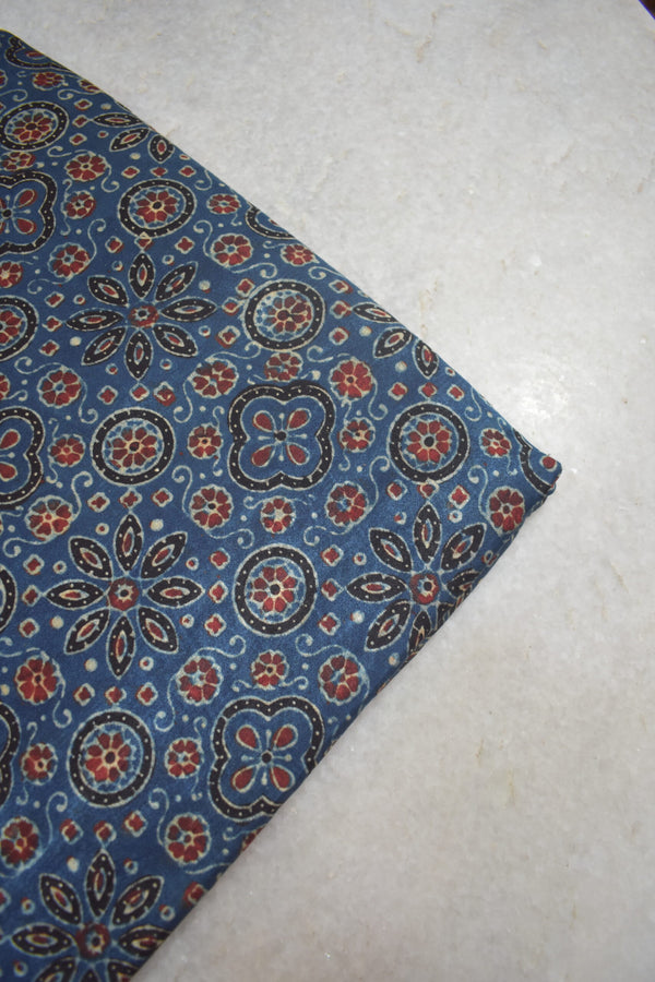 Ajrakh Mashru Silk Fabrics image 0