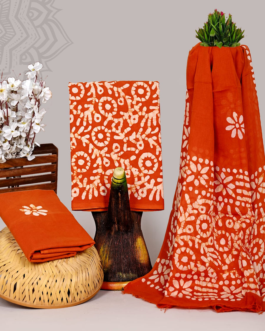 Mul Cotton Suit Sets With Cotton Dupatta image 0