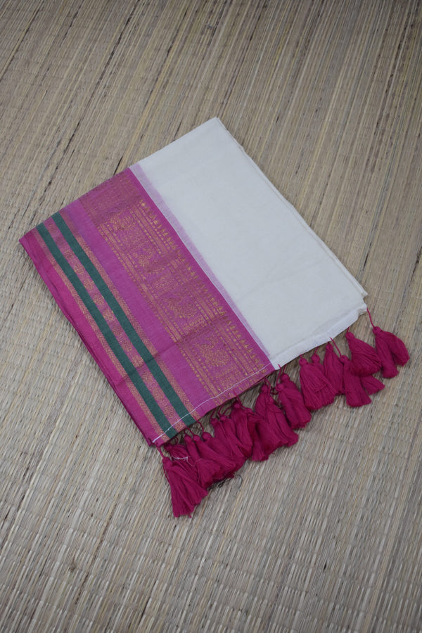 Mul Cotton Saree image 0