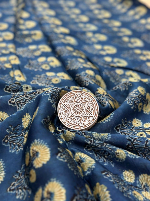 Ajrakh Modal Running Fabric image 0
