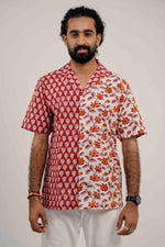 Rust Bloom Split Shirt image 0