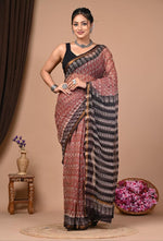 Handblock Kota saree image 0
