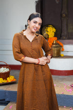 Ishani – Narayanpet Cotton A-Line Dress image 8