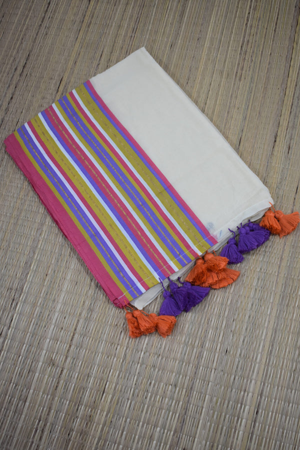 Mul Cotton Saree image 0