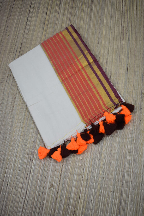 Mul Cotton Saree image 0