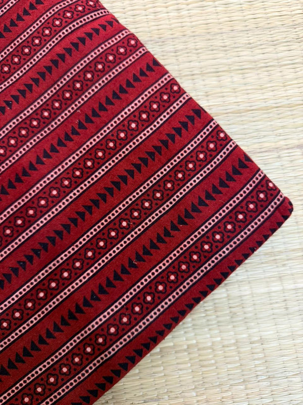 Ajrakh Veg Print Running Fabrics image 0