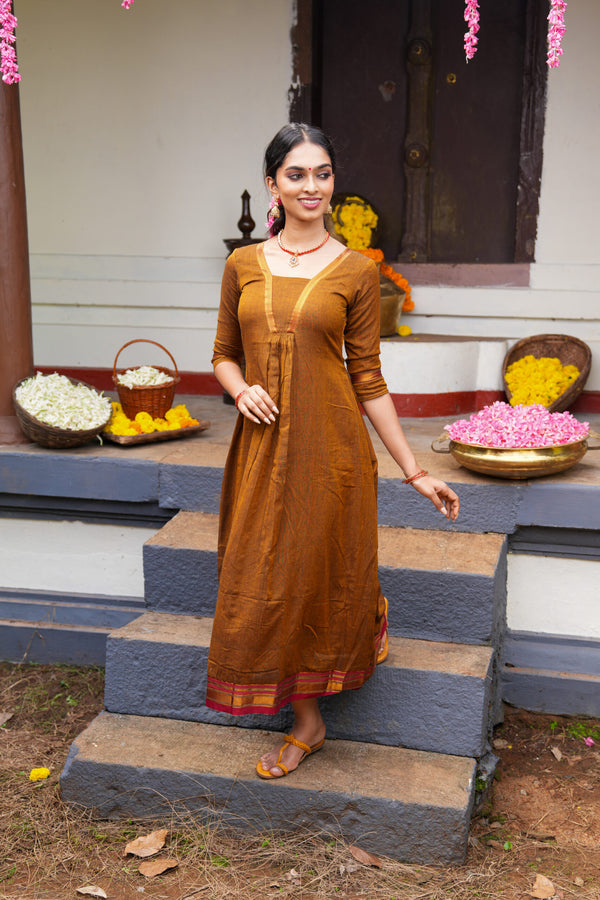 Vasudha – Narayanpet Cotton Dress image 0