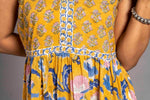 Sunlit Garden Tiered Sanganeri Dress image 2