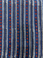 Ajrakh Blockprint Natural Running Fabrics image 2