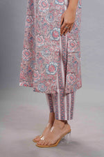 Blush Sanganeri Medallion Kurta Set image 5