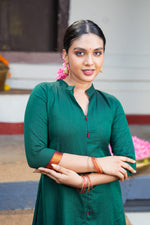 Charvika – Narayanpet Cotton A-Line Dress image 3