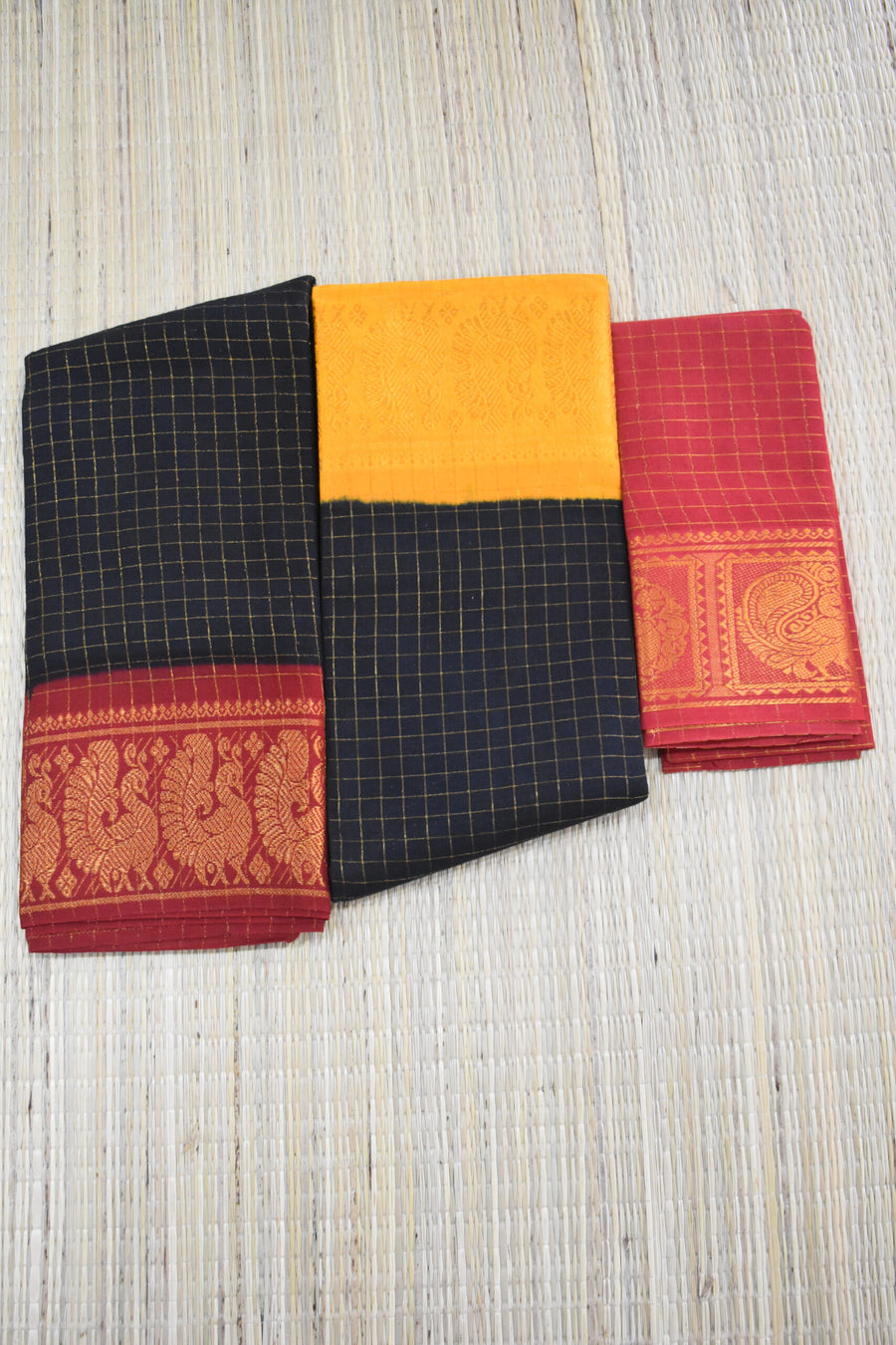 Madurai Sungidi Ganga Yamuna Border Sarees image 0