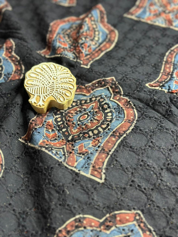 Ajrakh Hakoba Cotton Fabric image 0