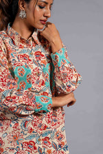 Ivory Sanganeri Garden Shirt image 2