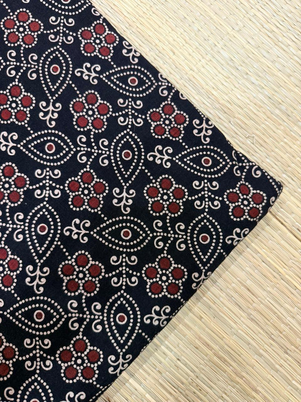 Ajrakh Veg Print Running Fabrics image 0