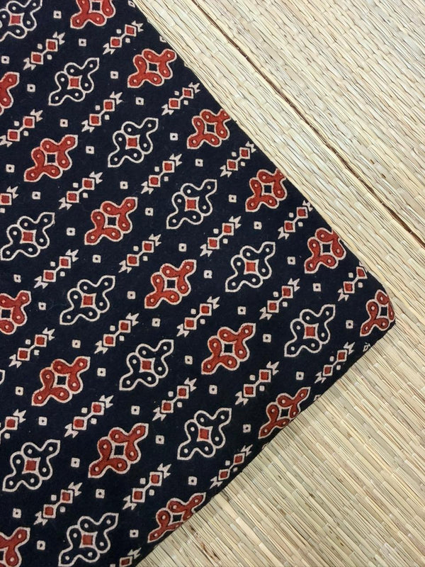 Ajrakh Veg Print Running Fabrics image 0