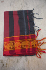 Narayanpet Jari Elephant Cotton Suit Set image 1