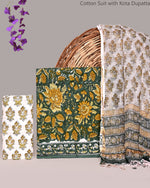 Mul Cotton Suit Sets With Kotta Dupatta image 0