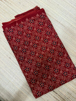 Ajrakh Veg Print Running Fabrics image 1