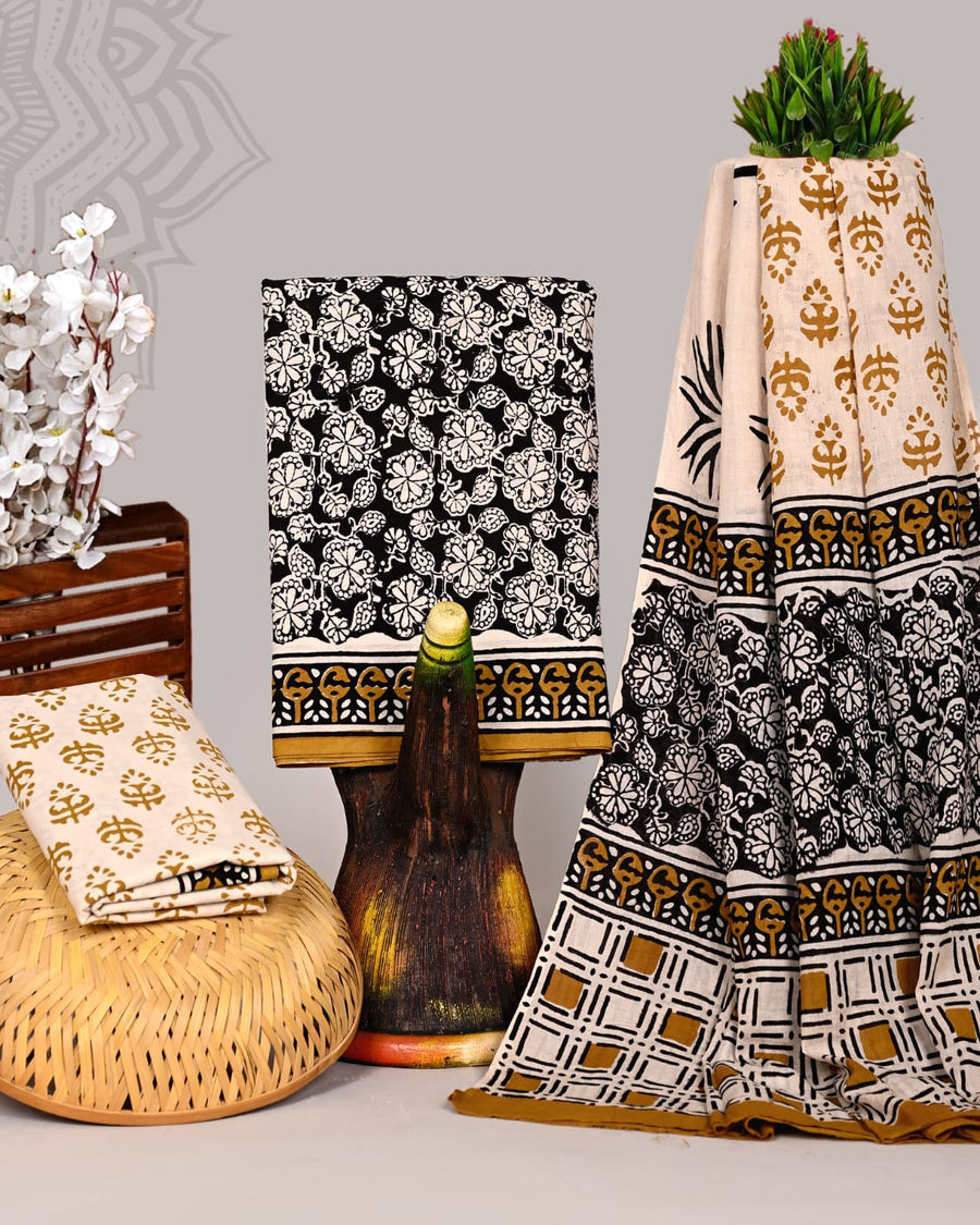 Mul Cotton Suit Sets With Cotton Dupatta image 0