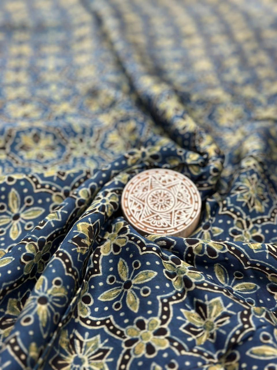 Ajrakh Modal Running Fabric image 0