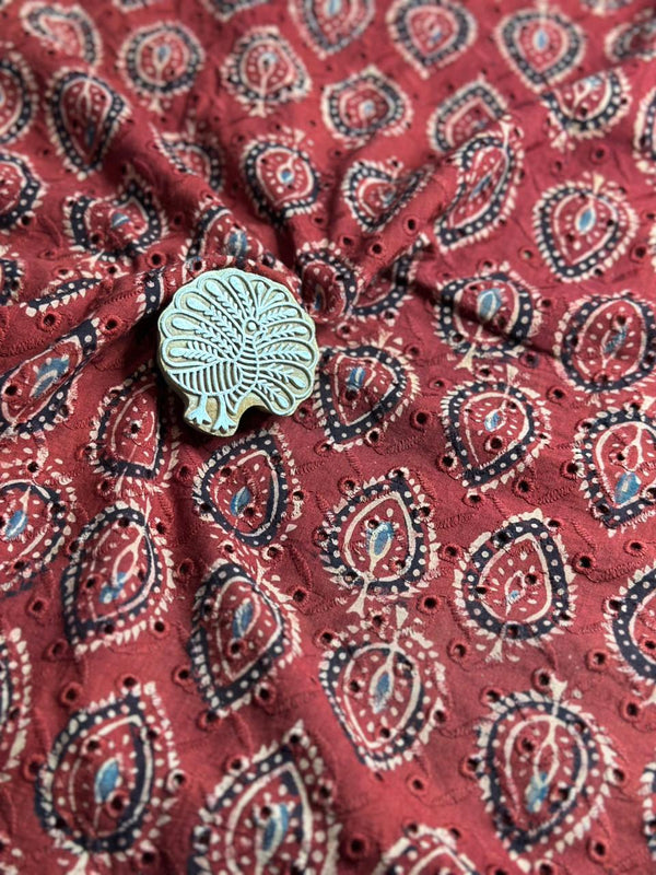 Ajrakh Hakoba Cotton Fabric image 0