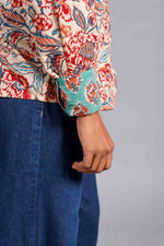 Ivory Sanganeri Garden Shirt image 3