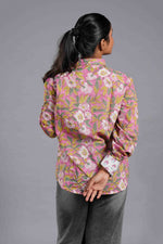 Blush Garden Sanganeri Shirt image 4