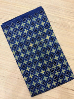 Ajrakh Blockprint Natural Running Fabrics image 1