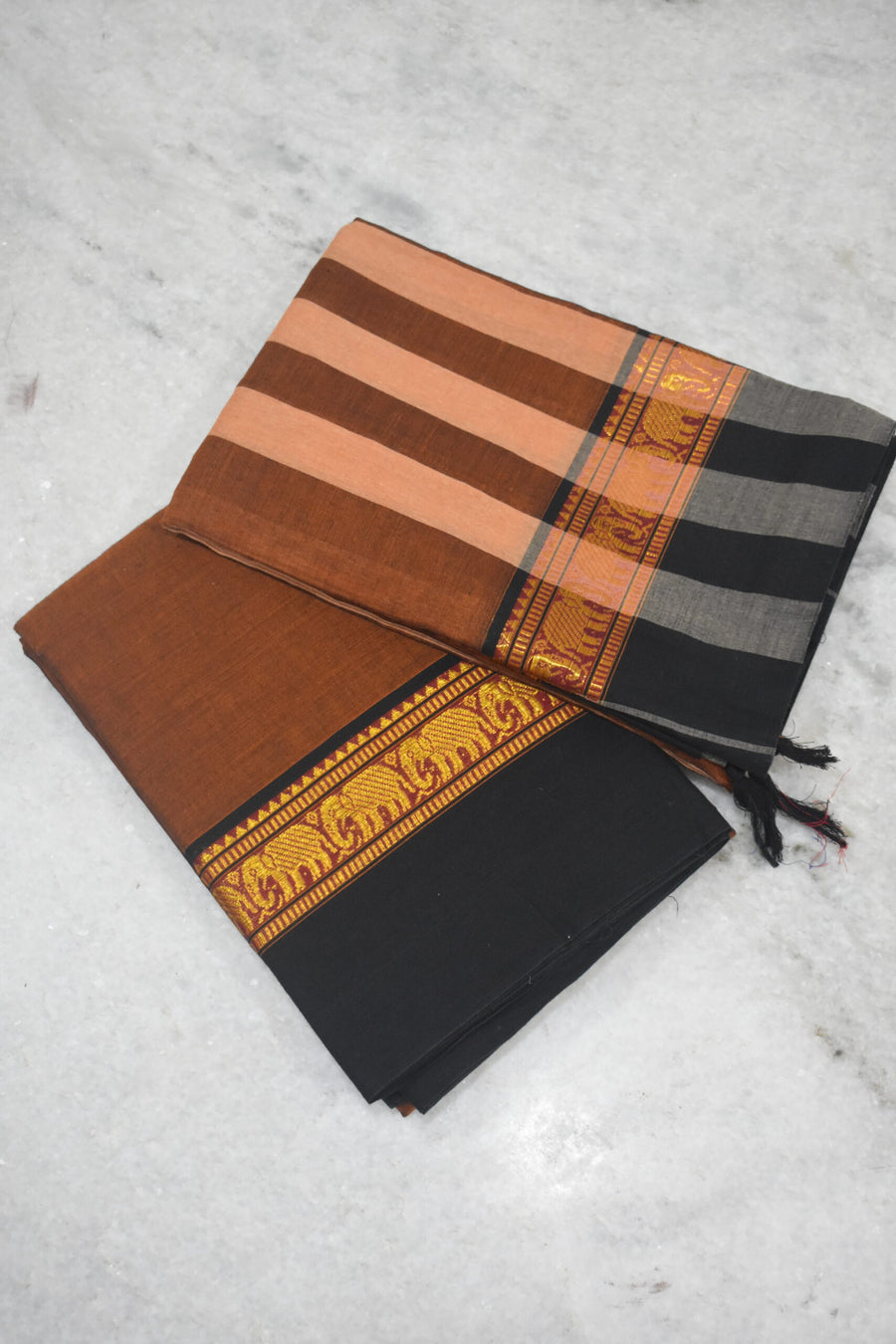 Narayanpet Elephant Cotton Suit Set image 0