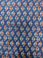 Ajrakh Blockprint Natural Running Fabrics image 2