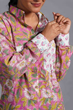 Blush Garden Sanganeri Shirt image 2